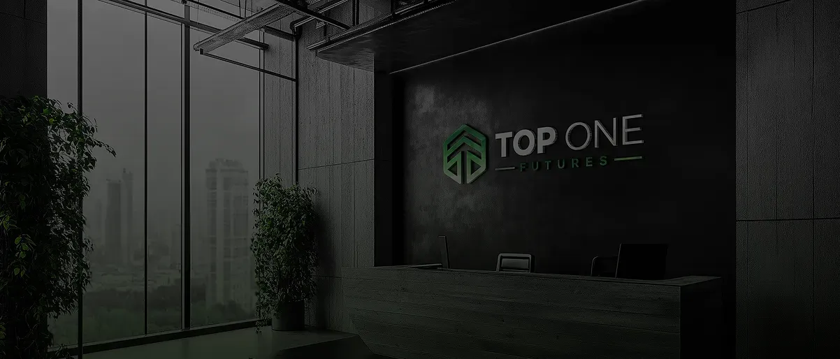 A graphic showcasing the key benefits of the Top One Futures Affiliate Program: High Commissions, Real-Time Tracking, Fast Payouts, and Dedicated Support.